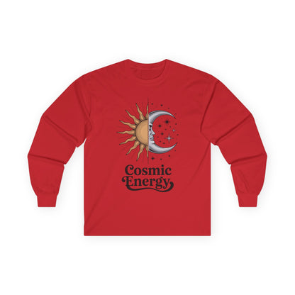 Cosmic Energy Sun and Moon Unisex Long-Sleeve T-Shirt