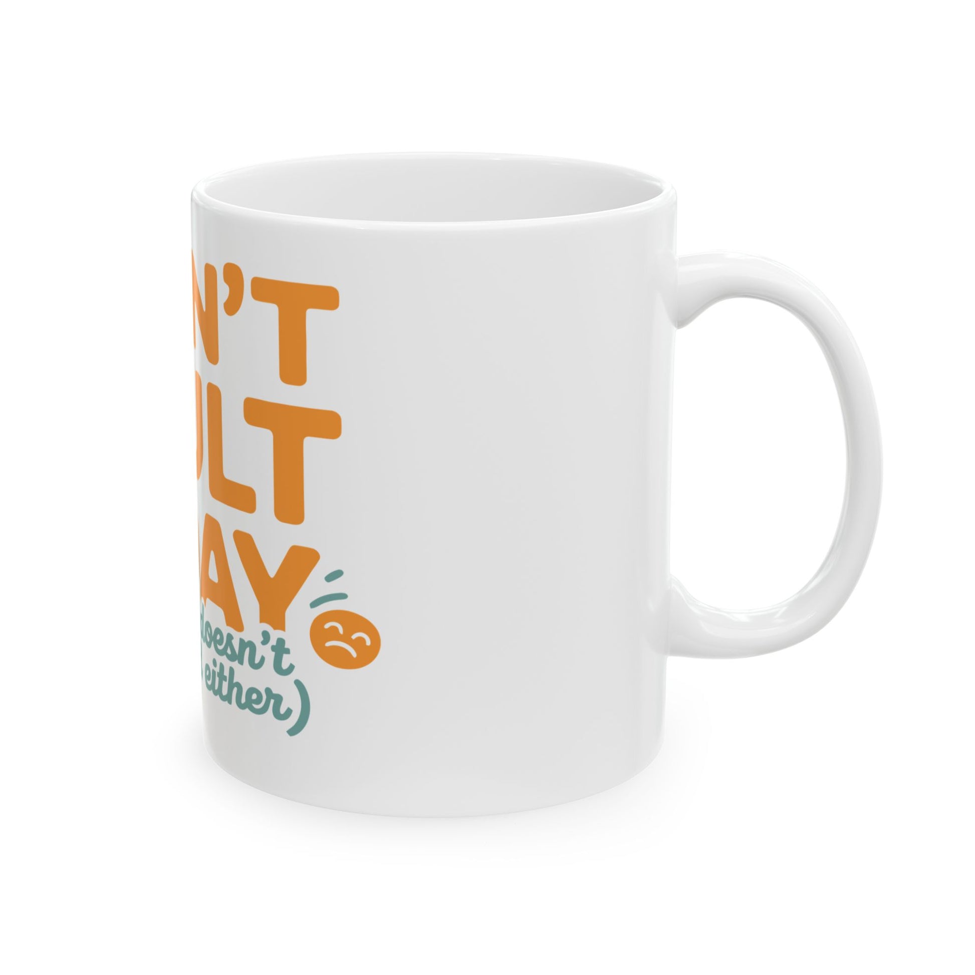 TEEZOCA sarcastic work stress mug design