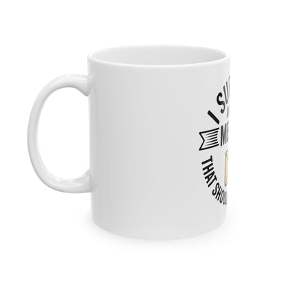 TEEZOCA funny office meeting coffee mug