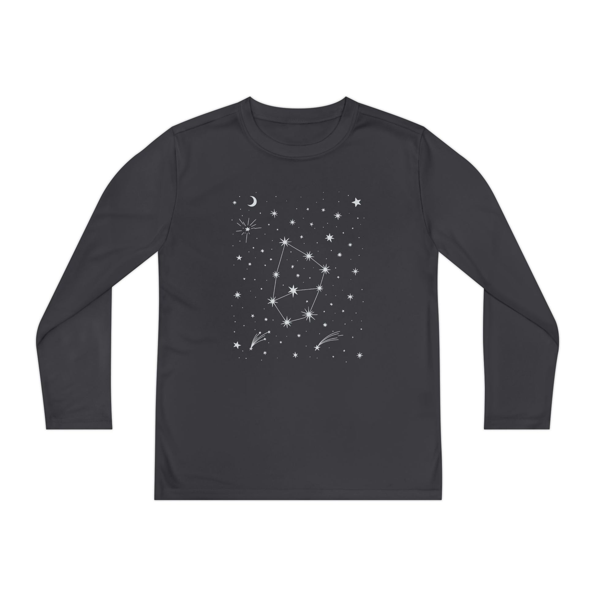 Youth Long Sleeve Tee — Star Constellation Graphic TEEZOCA