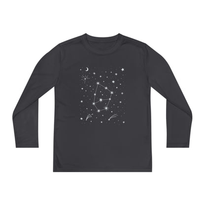 Youth Long Sleeve Tee — Star Constellation Graphic TEEZOCA