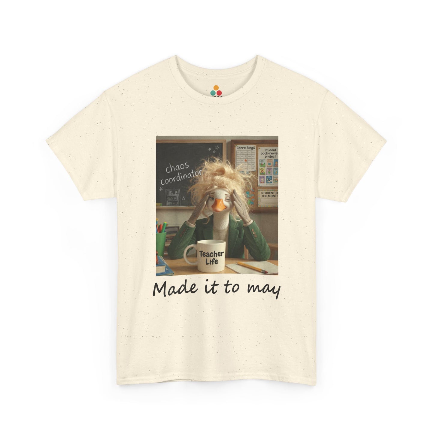 Funny Made It to May Teacher Goose Girls Meme Last Day of School Teacher Appreciation Gift T-Shirt | TEEZOCA 