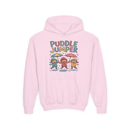 Puddle Jumper Kids Hoodie – Cute Rainy Day Children’s Pullover TEEZOCA