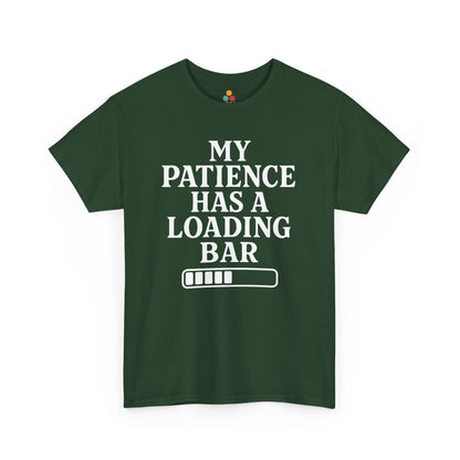 My Patience Has a Loading Bar Shirt — Funny Sarcastic Patience Loading Tee TEEZOCA