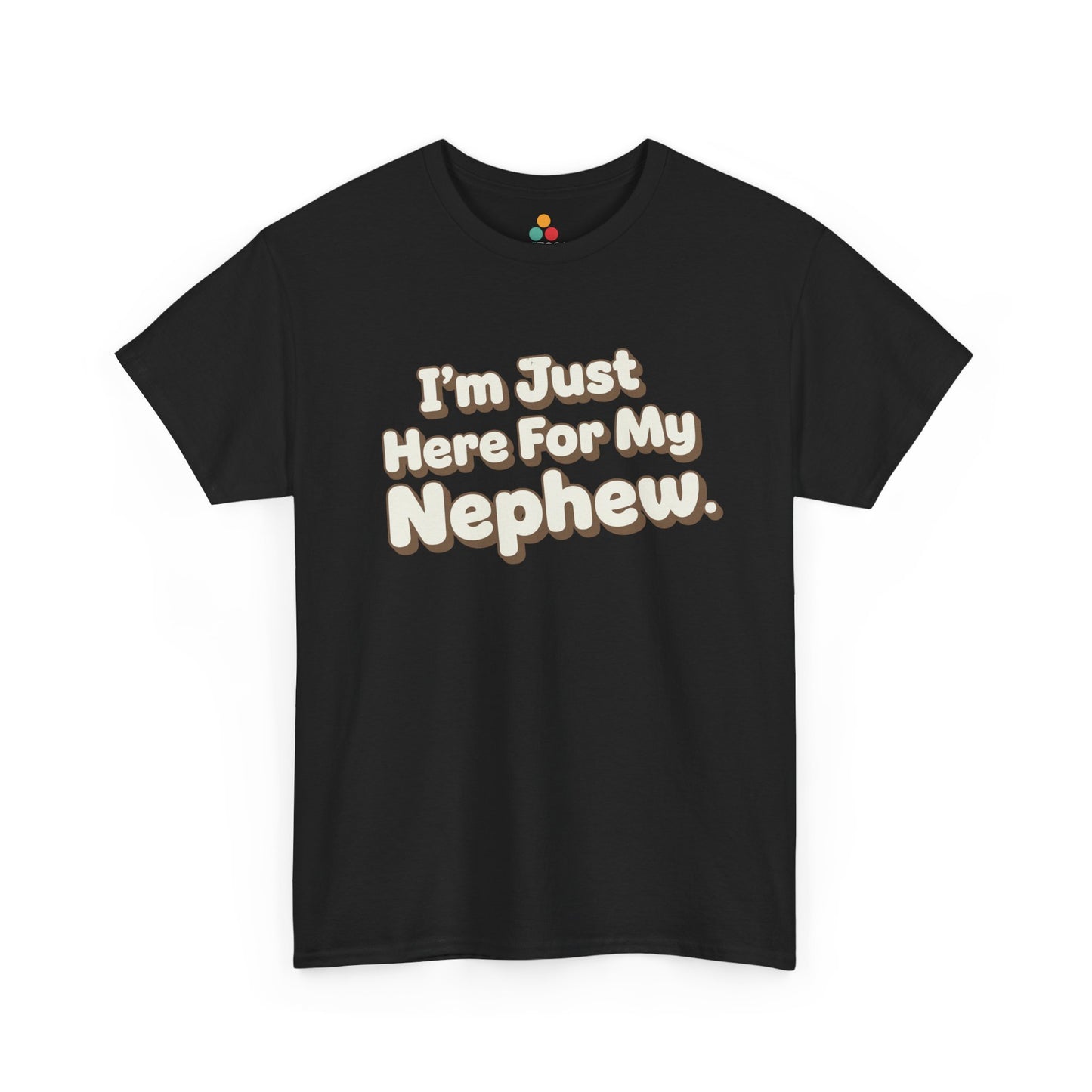 I'm Just Here For My Nephew T-Shirt – Retro Auntie & Uncle Gift Tee | TEEZOCA 