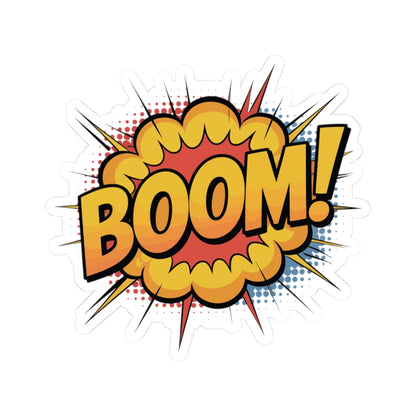 TEEZOCA comic boom sticker pop art explosion text