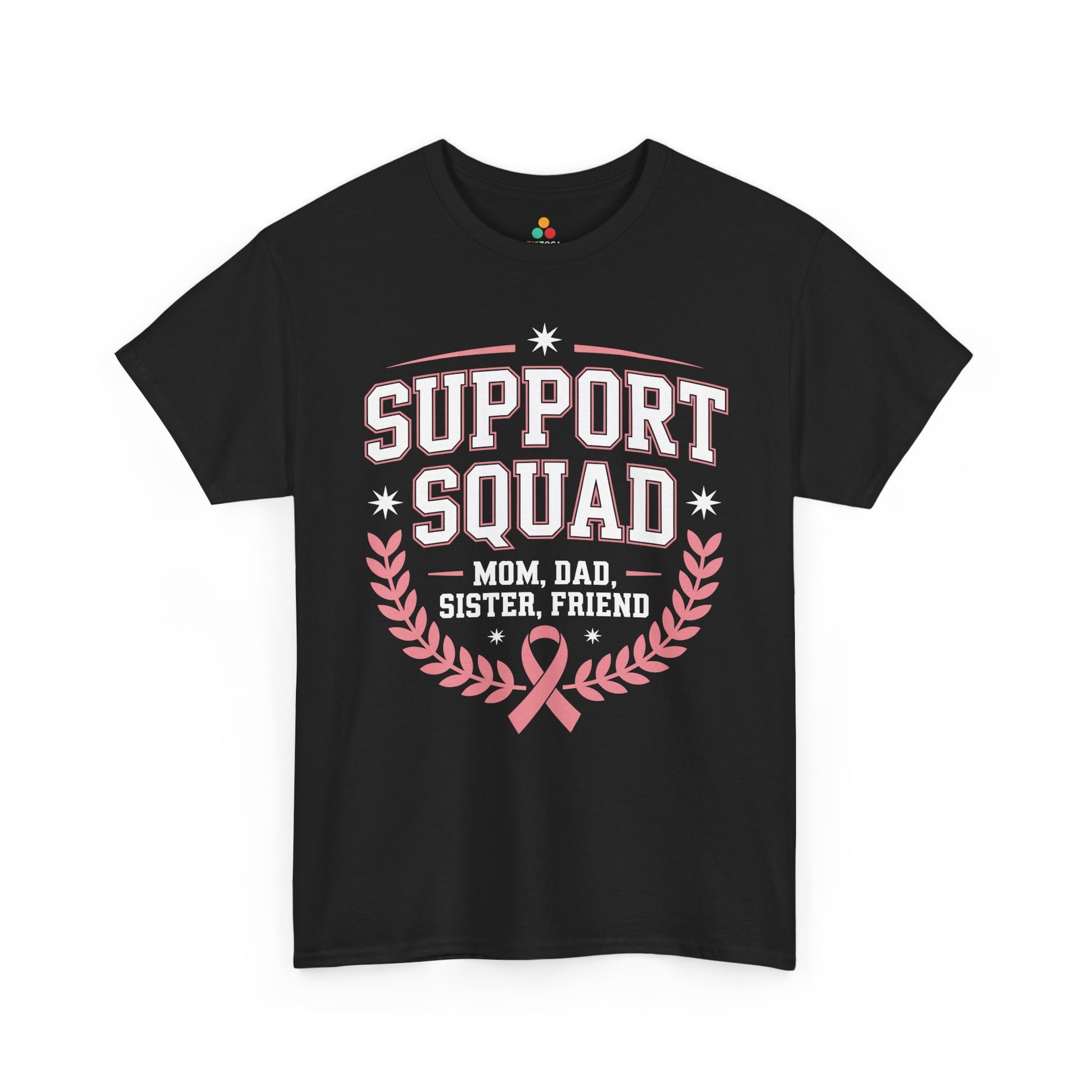 Support Squad Breast Cancer Awareness Unisex T-shirt | TEEZOCA 