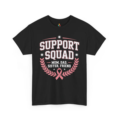 Support Squad Breast Cancer Awareness Unisex T-shirt | TEEZOCA 