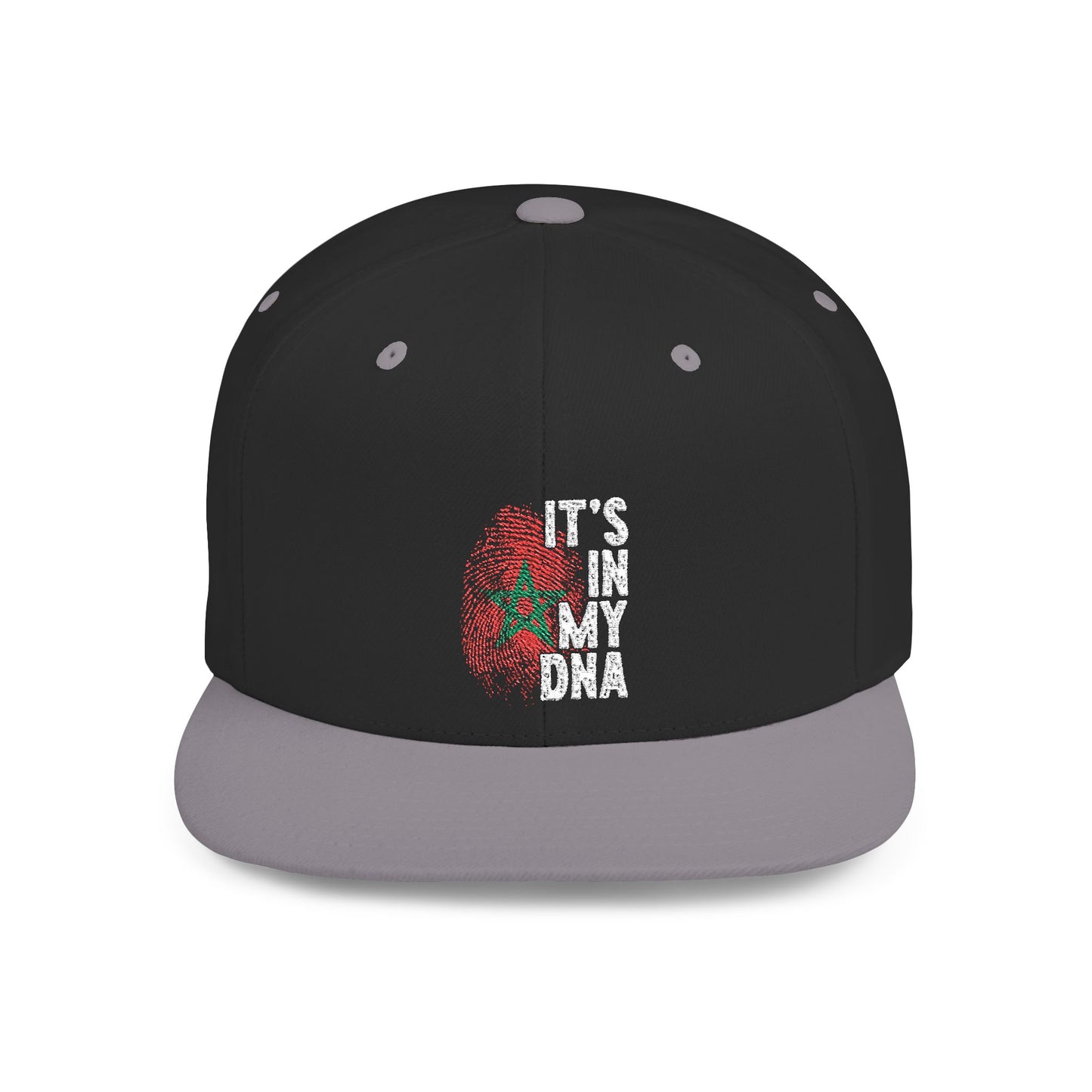 Morocco DNA Fingerprint Snapback Hat – Moroccan National Soccer Supporter Cap
