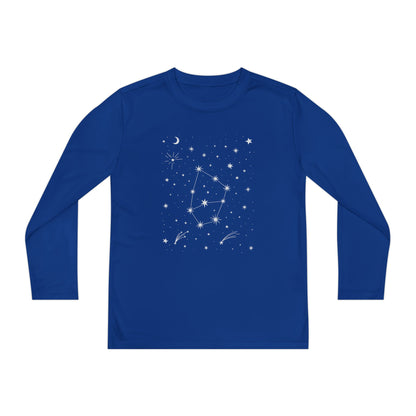 Youth Long Sleeve Tee — Star Constellation Graphic TEEZOCA