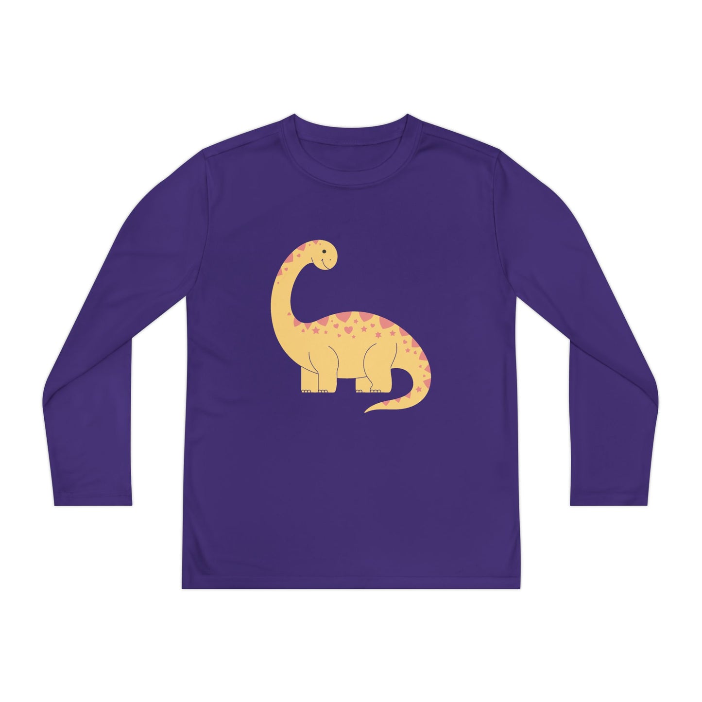 Cute Dinosaur Kids Long Sleeve T-Shirt TEEZOCA