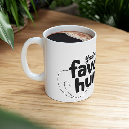 TEEZOCA cute love message ceramic mug