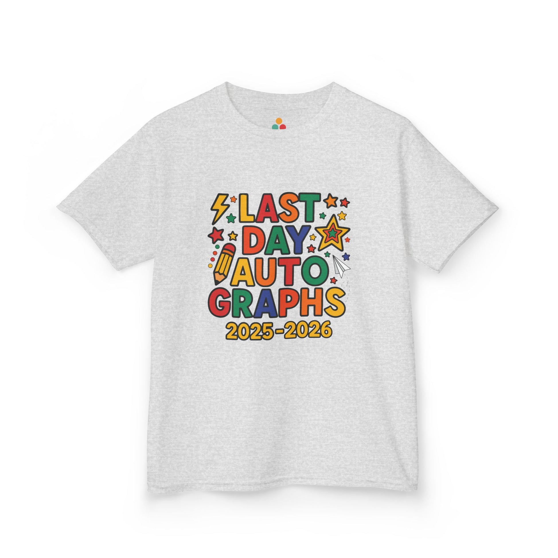 Kids Last Day of School Autograph T-Shirt 2025–2026 – Signing Shirt End of Year | TEEZOCA 