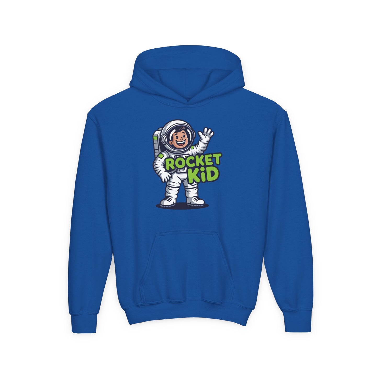 Youth Hoodie — 'Rocket Kid' Astronaut Graphic Hoodie for Kids TEEZOCA