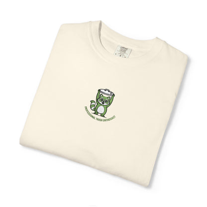Comfort Colors® Professional Trash Enthusiast Raccoon Embroidered T-Shirt
