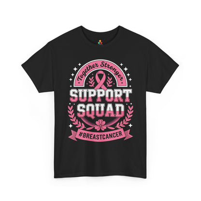 Together Stronger Support Squad Breast Cancer Awareness Unisex T-shirt | TEEZOCA 