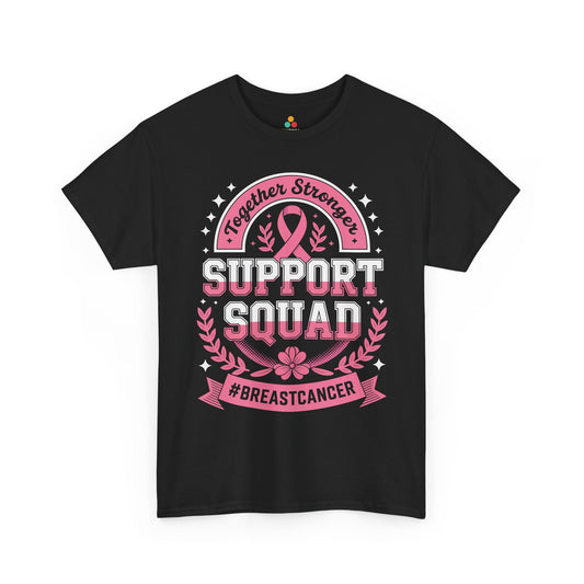 Together Stronger Support Squad Breast Cancer Awareness Unisex T-shirt | TEEZOCA 