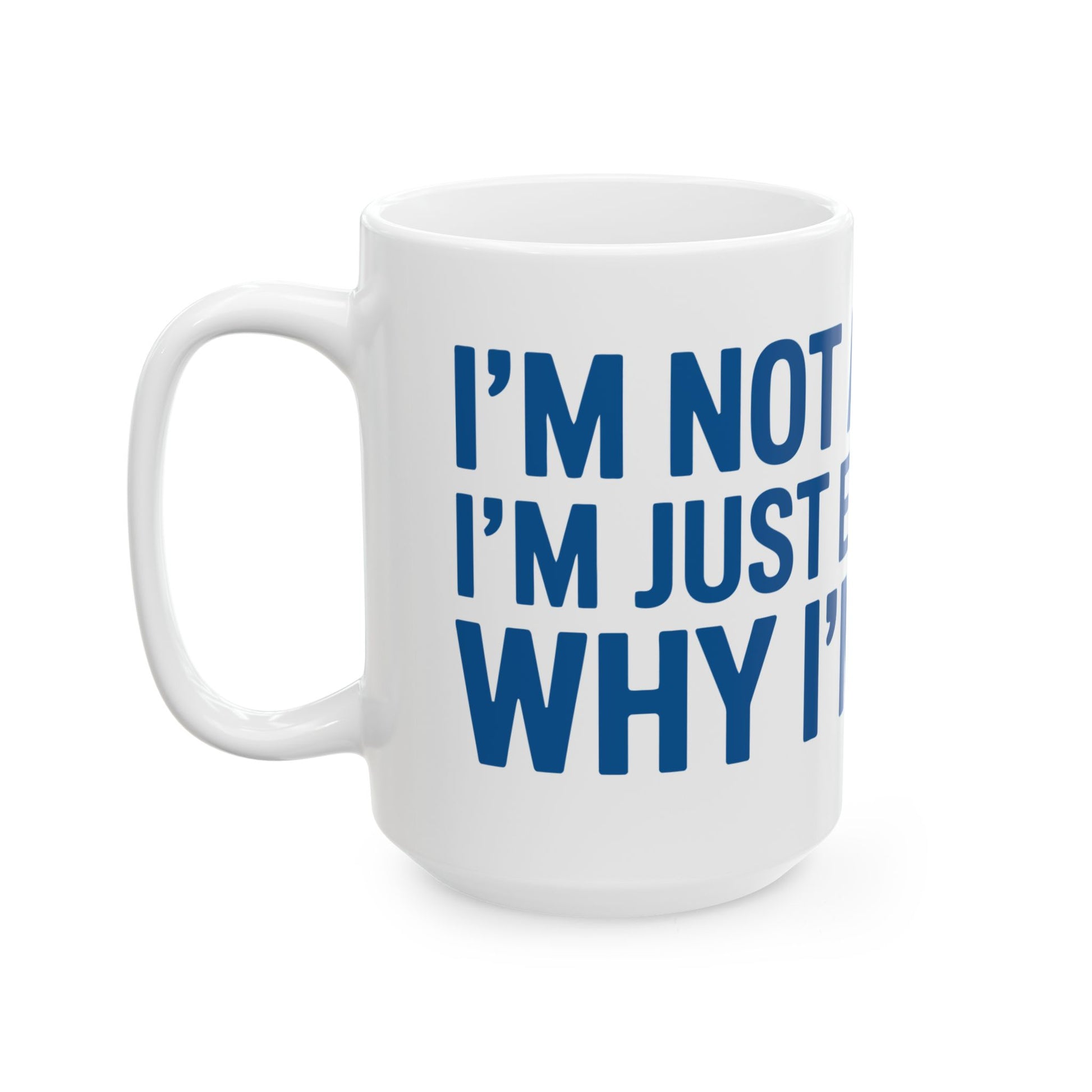 TEEZOCA sarcastic office coffee mug for confident personalities