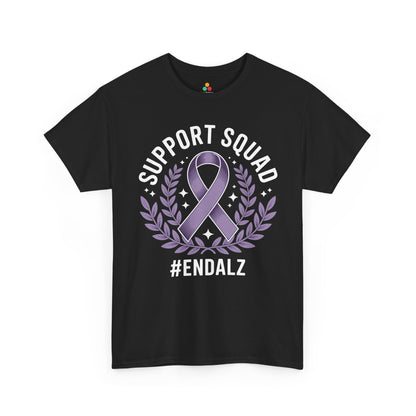 Support Squad #ENDALZ Alzheimer Awareness Unisex T-shirt | TEEZOCA 