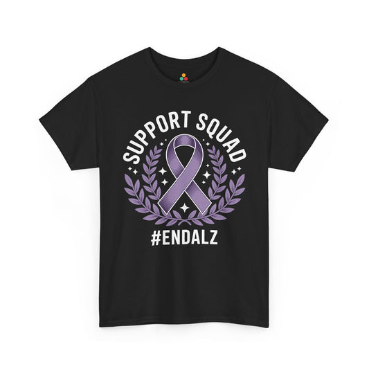 Support Squad #ENDALZ Alzheimer Awareness Unisex T-shirt | TEEZOCA 