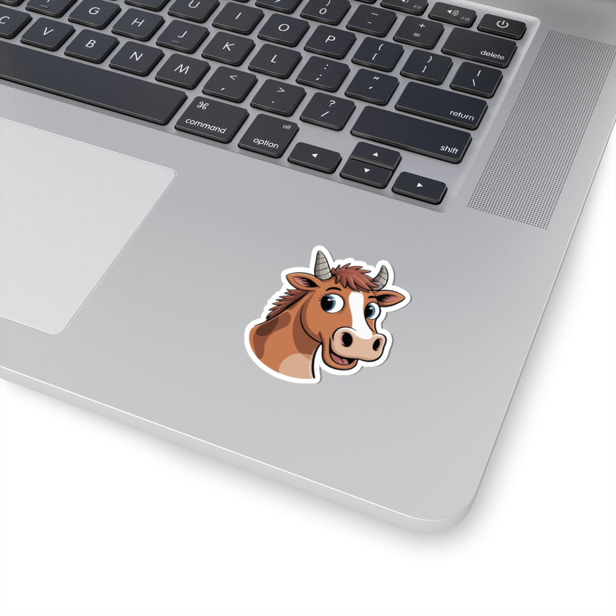 TEEZOCA funny cow sticker farm animal cartoon