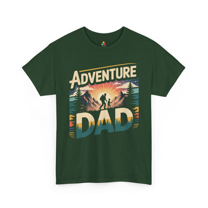 Adventure Dad Hiking Mountain Graphic Unisex T-shirt | TEEZOCA mountain explorer dad statement Unisex T-shirt