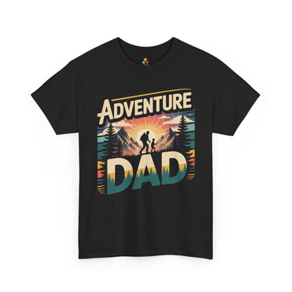 Adventure Dad Hiking Mountain Graphic Unisex T-shirt | TEEZOCA nature lover father graphic Unisex T-shirt