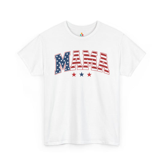 All American Mama Shirt Patriotic Mom 4th of July T-shirt Gift | TEEZOCA 