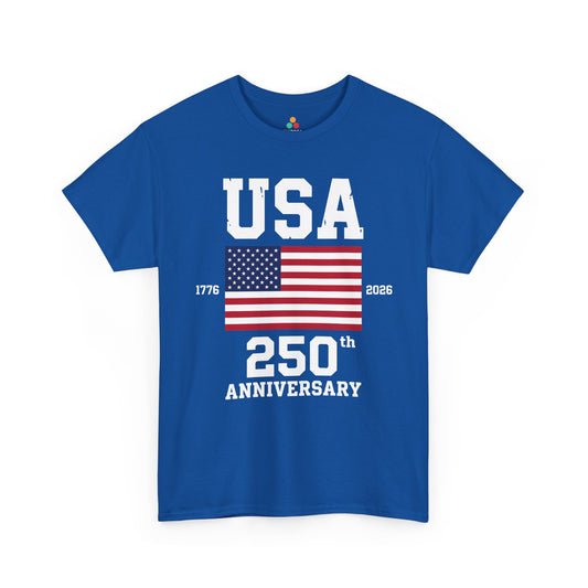 American Flag T-shirt — Minimal 4th of July Graphic for Groups | TEEZOCA 