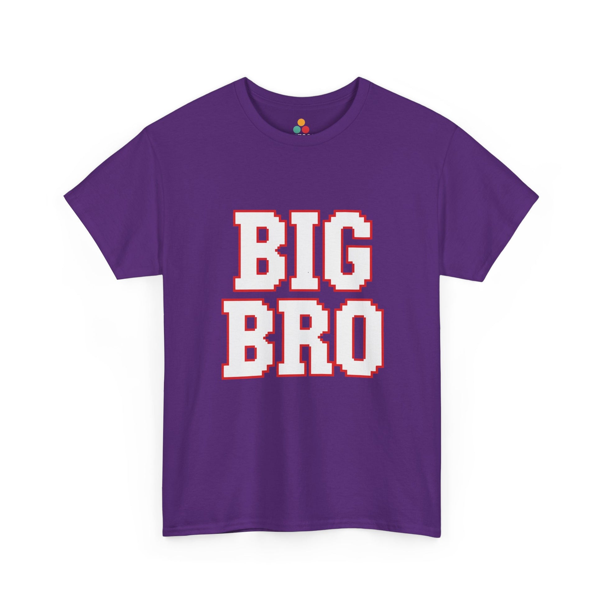 BIG BRO Retro Gaming T-Shirt – Gamer Sibling Gift | TEEZOCA 