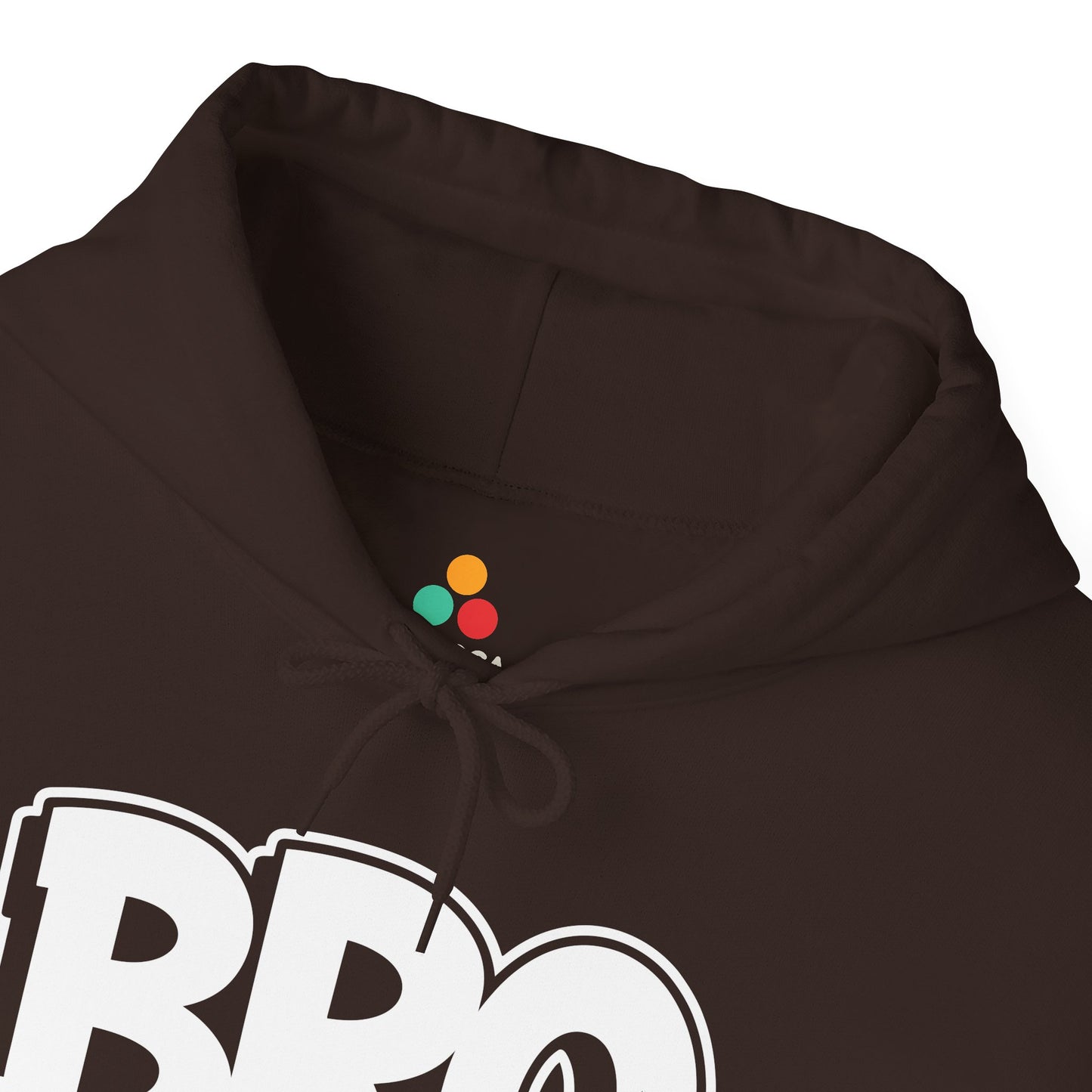 BRO Bold Typography Graphic Unisex Heavy Blend Hoodie | TEEZOCA - TEEZOCA BRO oversized text Unisex Heavy Blend Hoodie streetwear essential