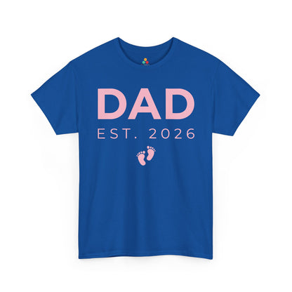 Girl Dad 2026 Unisex T-shirt New Dad Baby Girl Announcement | TEEZOCA 