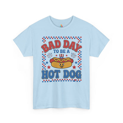 Bad Day To Be A Hot Dog Shirt Retro 4th of July T-shirt Gift | TEEZOCA 