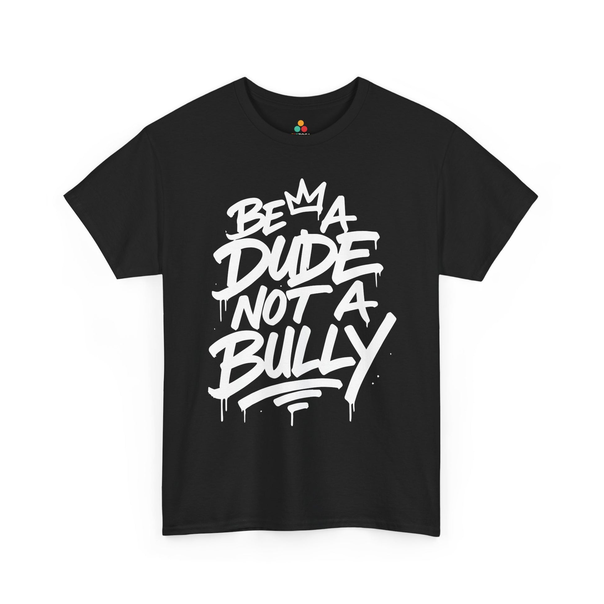 Be A Dude Not A Bully Unity Day Orange Unisex T-shirt | TEEZOCA anti-bullying awareness Unisex T-shirt with Be A Dude Not A Bully graphic