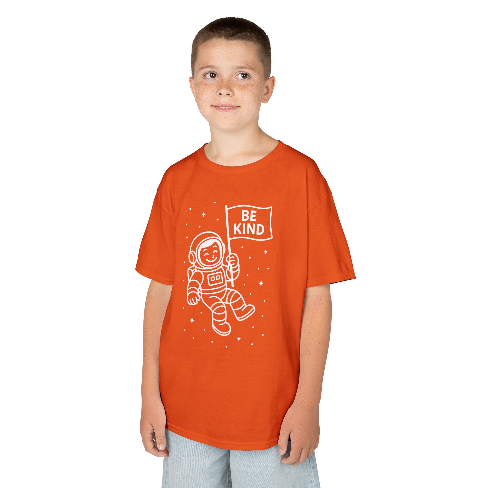 Be Kind Astronaut Kids T-shirt Unity Day Anti-Bullying | TEEZOCA 