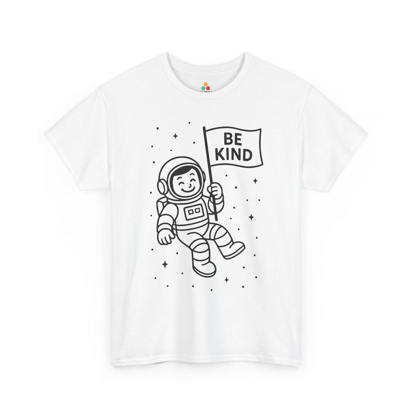 Be Kind Astronaut Unisex T-Shirt | Unity Day Kindness Awareness Tee | TEEZOCA 