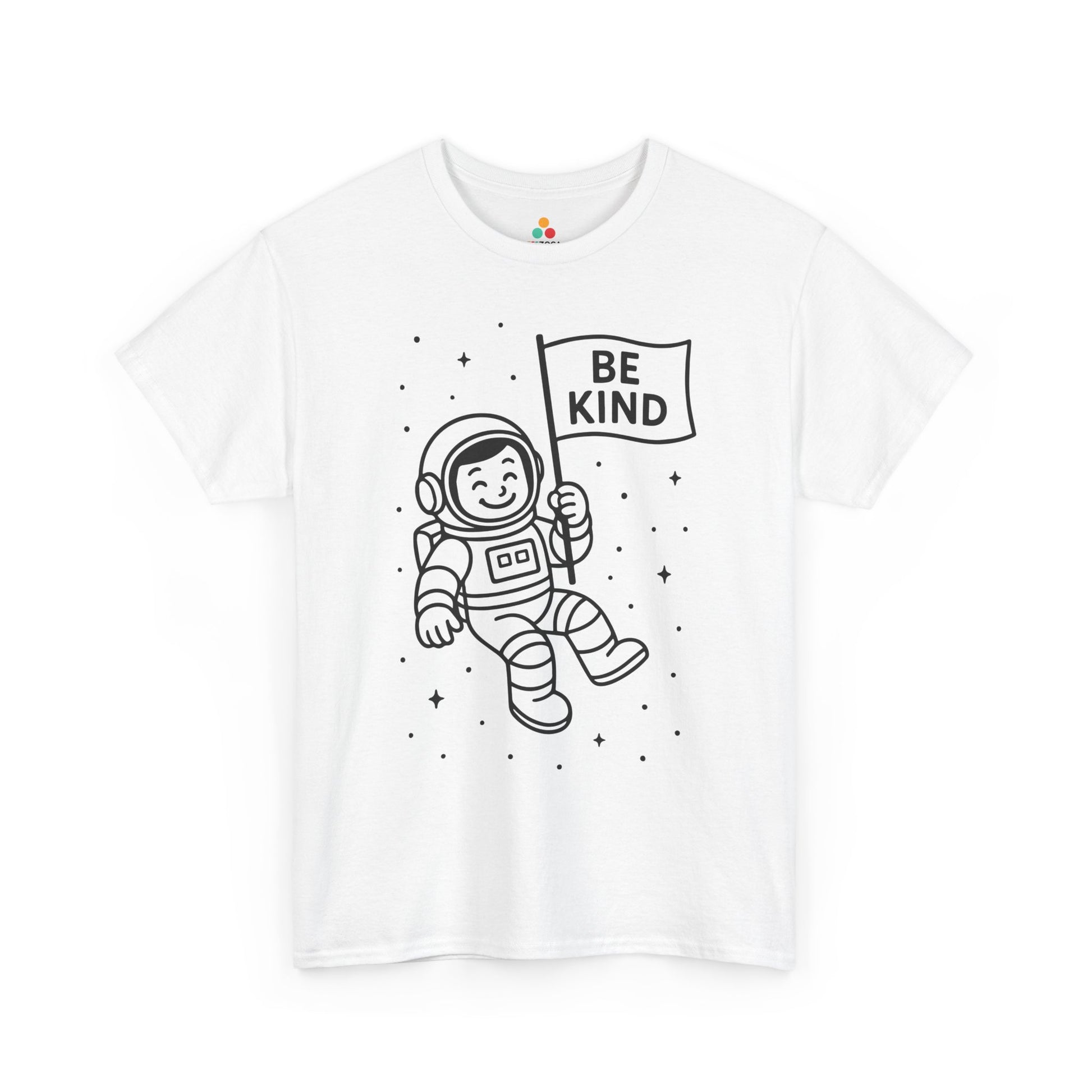 Be Kind Astronaut Unisex T-Shirt | Unity Day Kindness Awareness Tee | TEEZOCA 