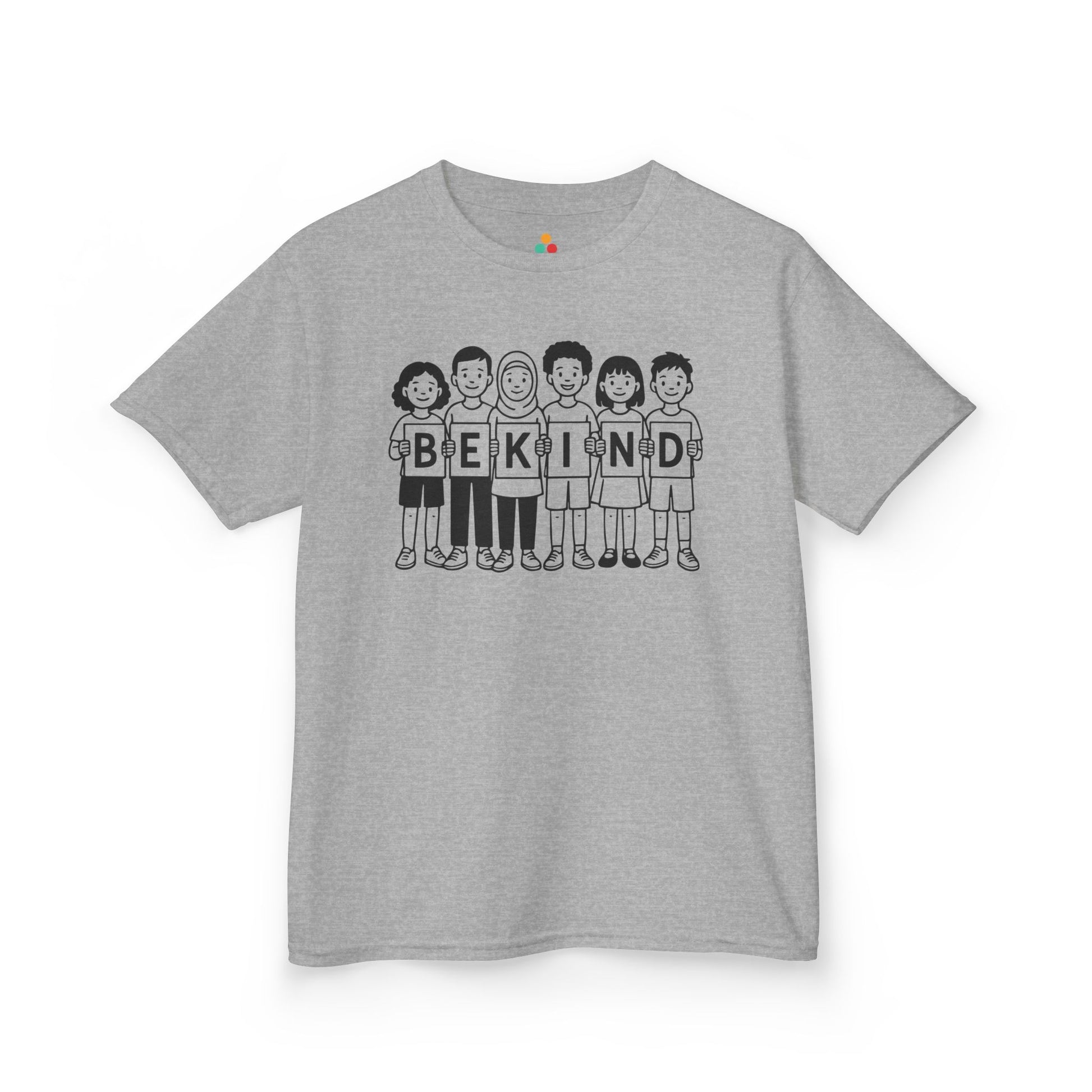 Be Kind Diversity Kids Unisex T-shirt Orange Unity Day Anti-Bullying | TEEZOCA 
