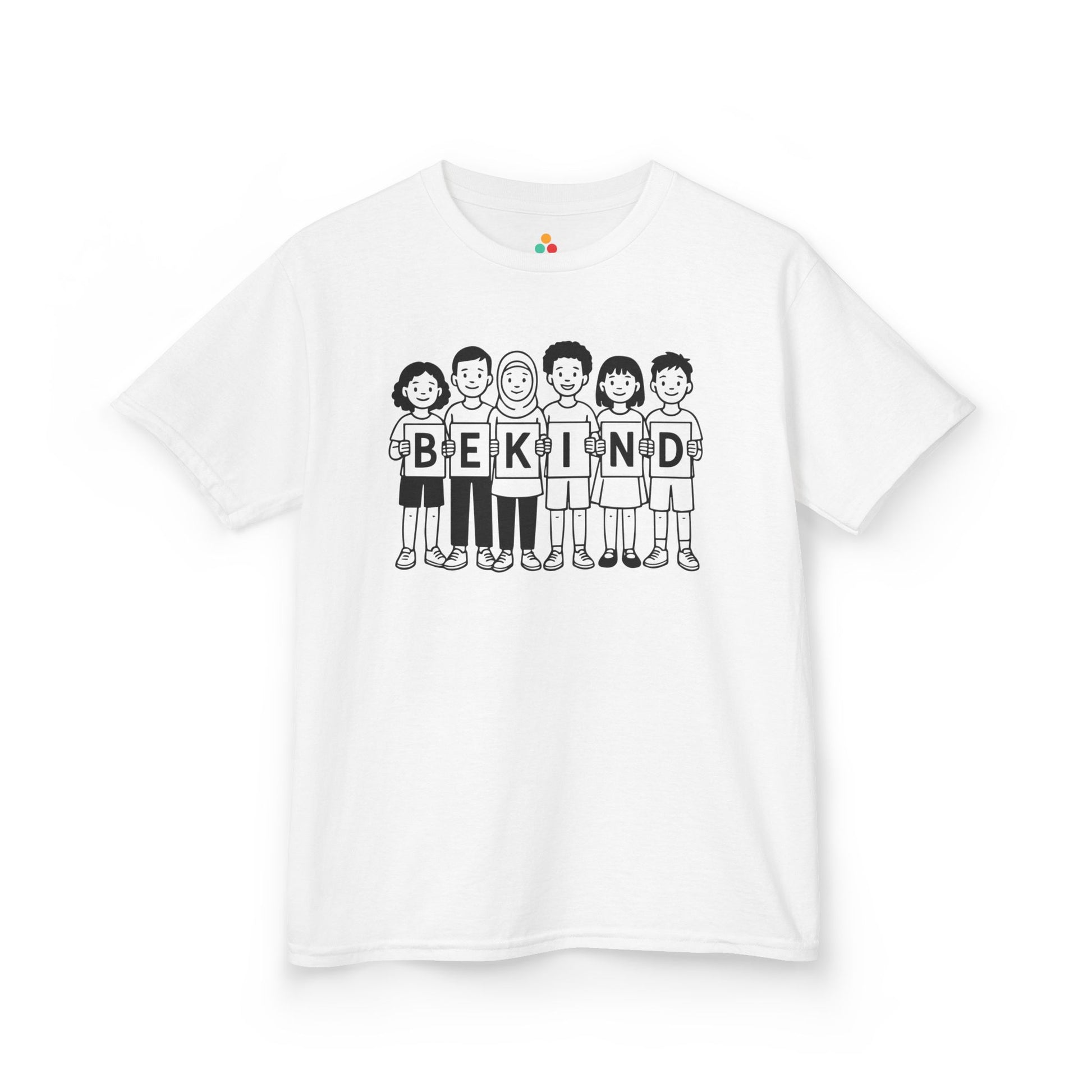 Be Kind Diversity Kids Unisex T-shirt Orange Unity Day Anti-Bullying | TEEZOCA 