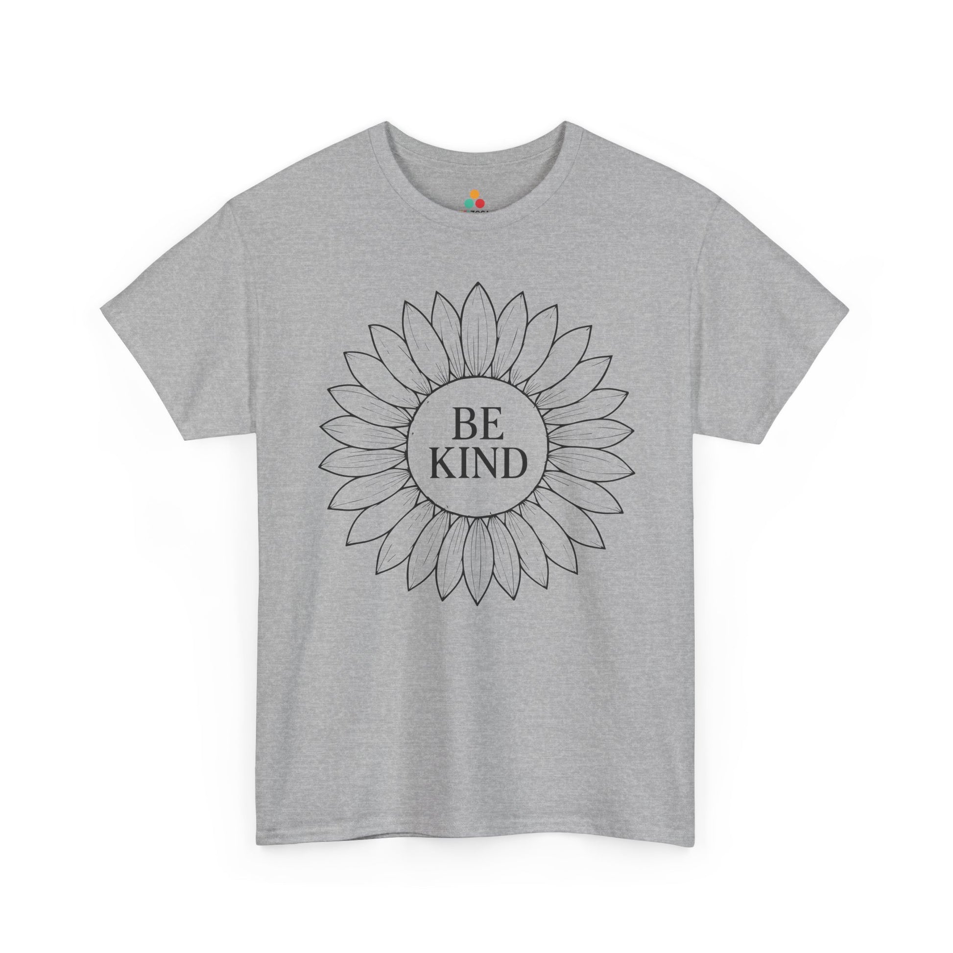 Be Kind Sunflower Unisex T-shirt for Unity Day Anti-Bullying Awareness | TEEZOCA be kind statement Unisex T-shirt inclusive lifestyle