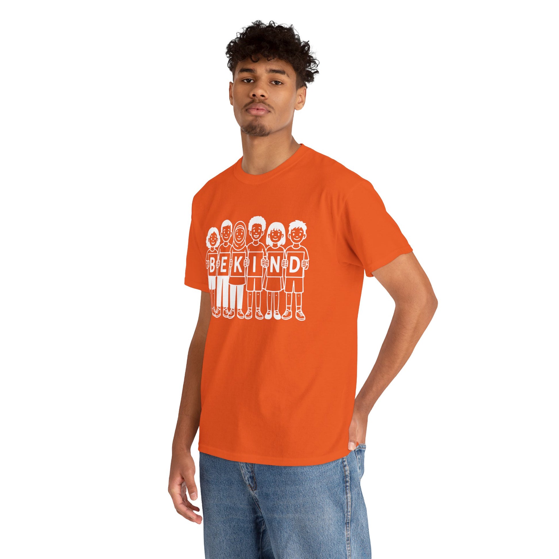 Be Kind Unisex T-Shirt for Unity Day Anti-Bullying Awareness | TEEZOCA unity day kindness Unisex T-shirt diversity artwork