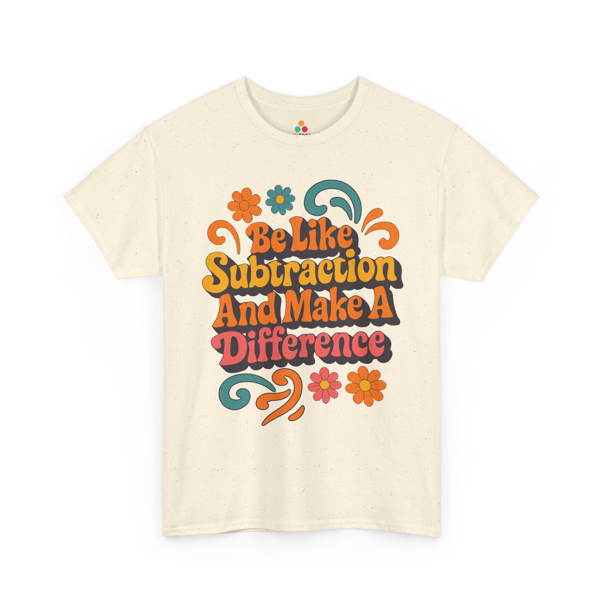 Be Like Subtraction And Make A Difference Math Teacher Unisex T-shirt | TEEZOCA bold classroom humor graphic on Unisex T-shirt for school year and teacher gifts