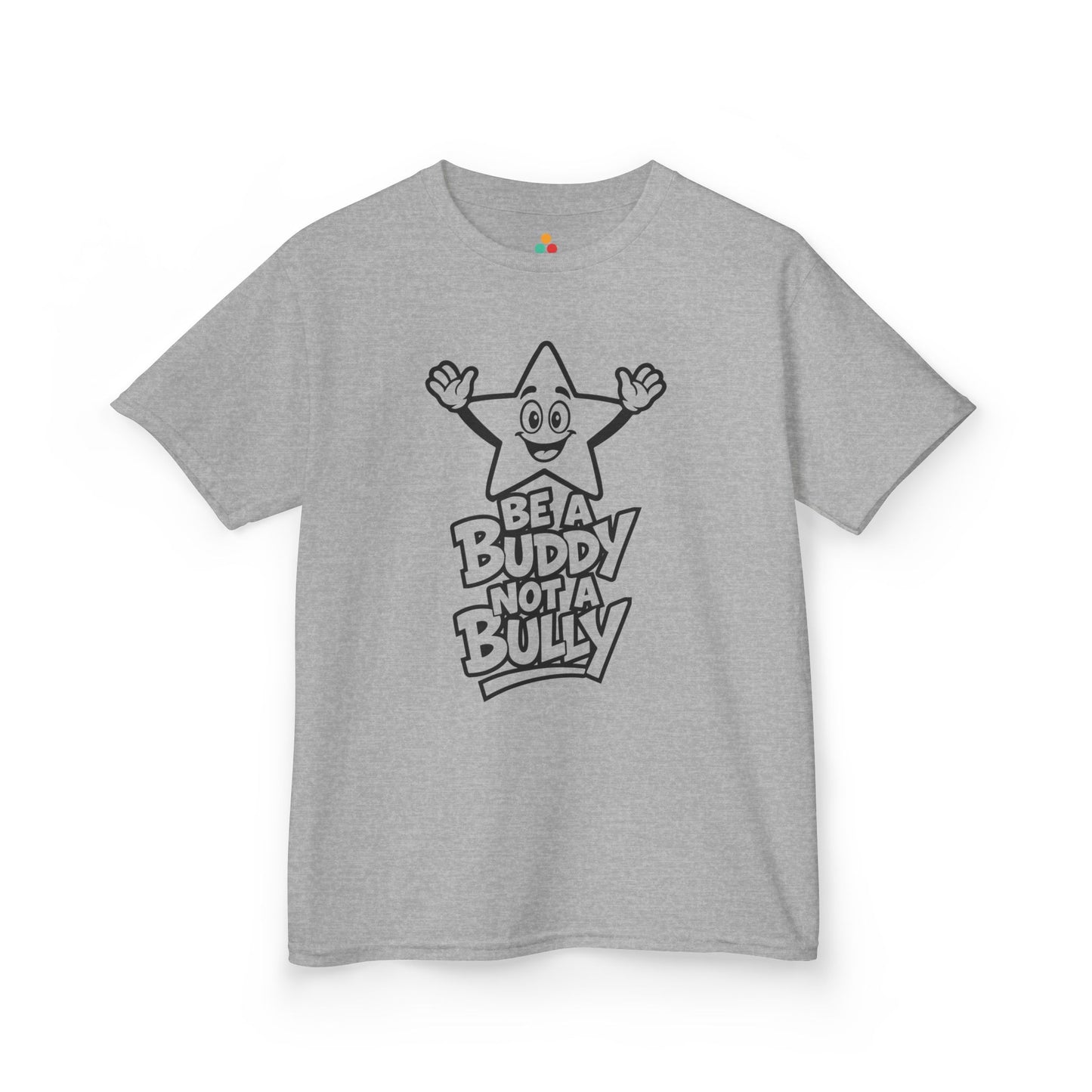 Be a Buddy Not a Bully Orange Unity Day Kids T-shirt | TEEZOCA Be a Buddy Not a Bully awareness Kids T-shirt