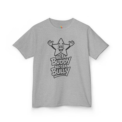 Be a Buddy Not a Bully Orange Unity Day Kids T-shirt | TEEZOCA Be a Buddy Not a Bully awareness Kids T-shirt