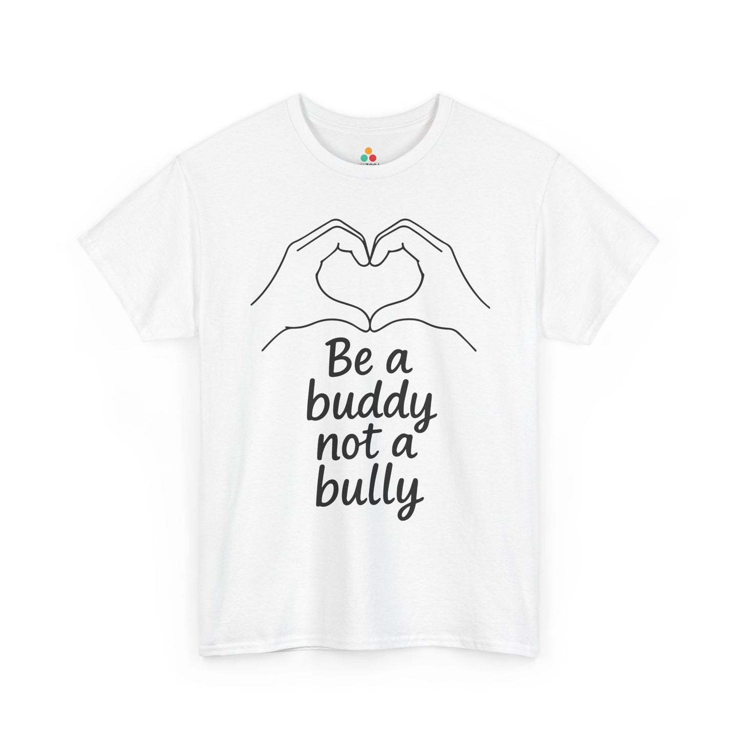 Be a Buddy Not a Bully Unity Day Anti-Bullying Message Unisex T-shirt | TEEZOCA be kind anti-bullying Unisex T-shirt design