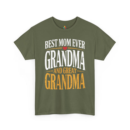 Best Mom Ever Grandma Women's T-shirt Mother's Day Gift for Mom | TEEZOCA 