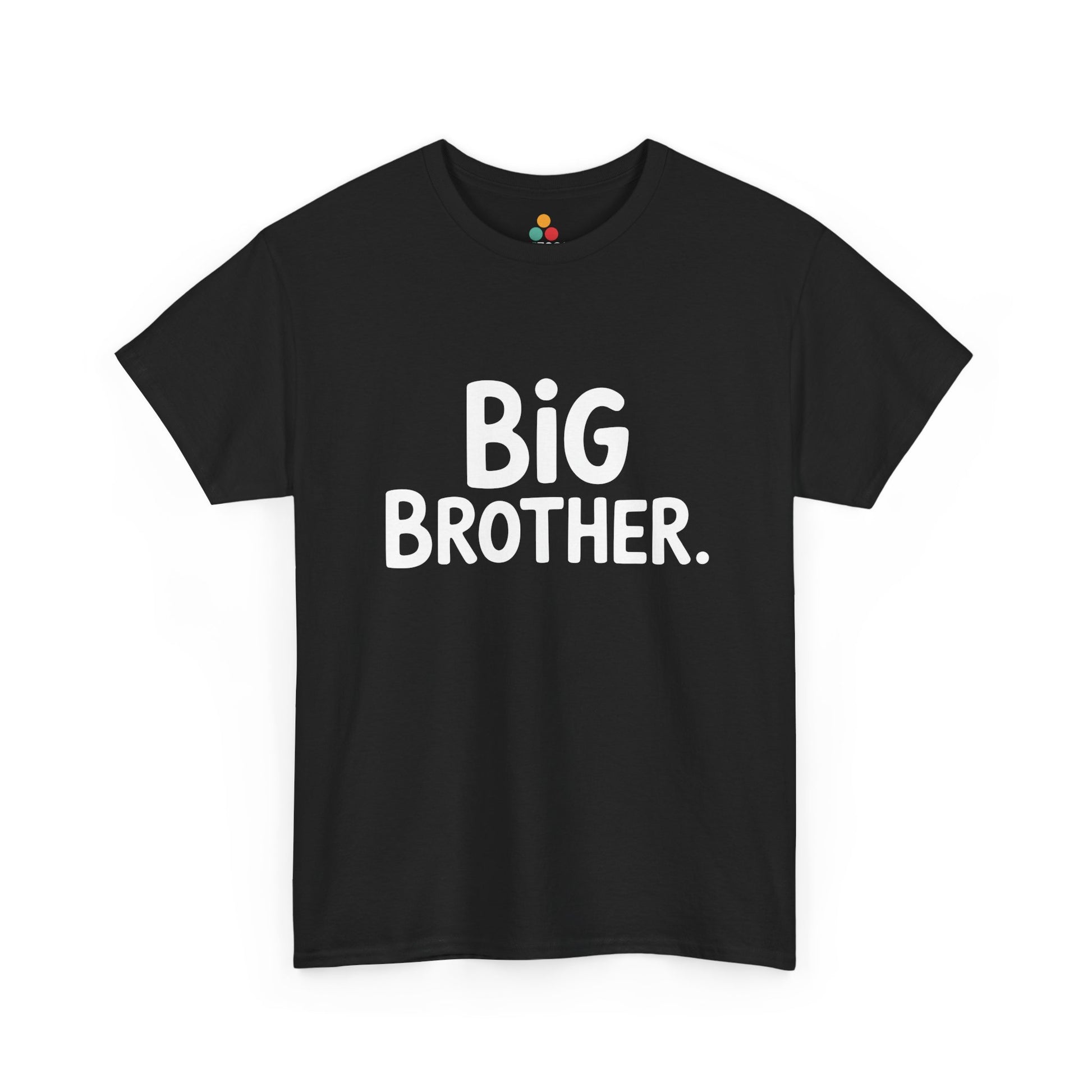 BiG BROTHER Typography T-Shirt – Simple Sibling Gift | TEEZOCA 