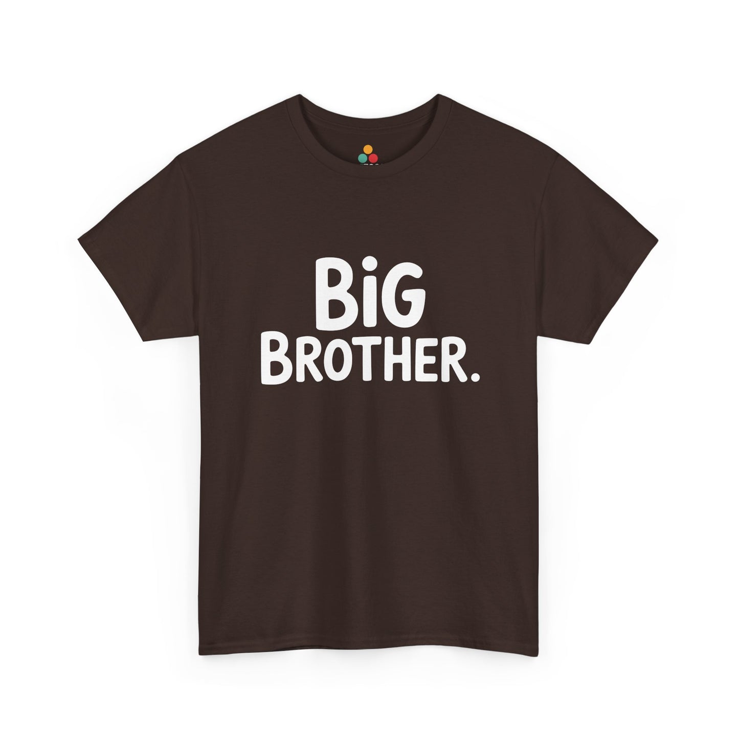 BiG BROTHER Typography T-Shirt – Simple Sibling Gift | TEEZOCA 