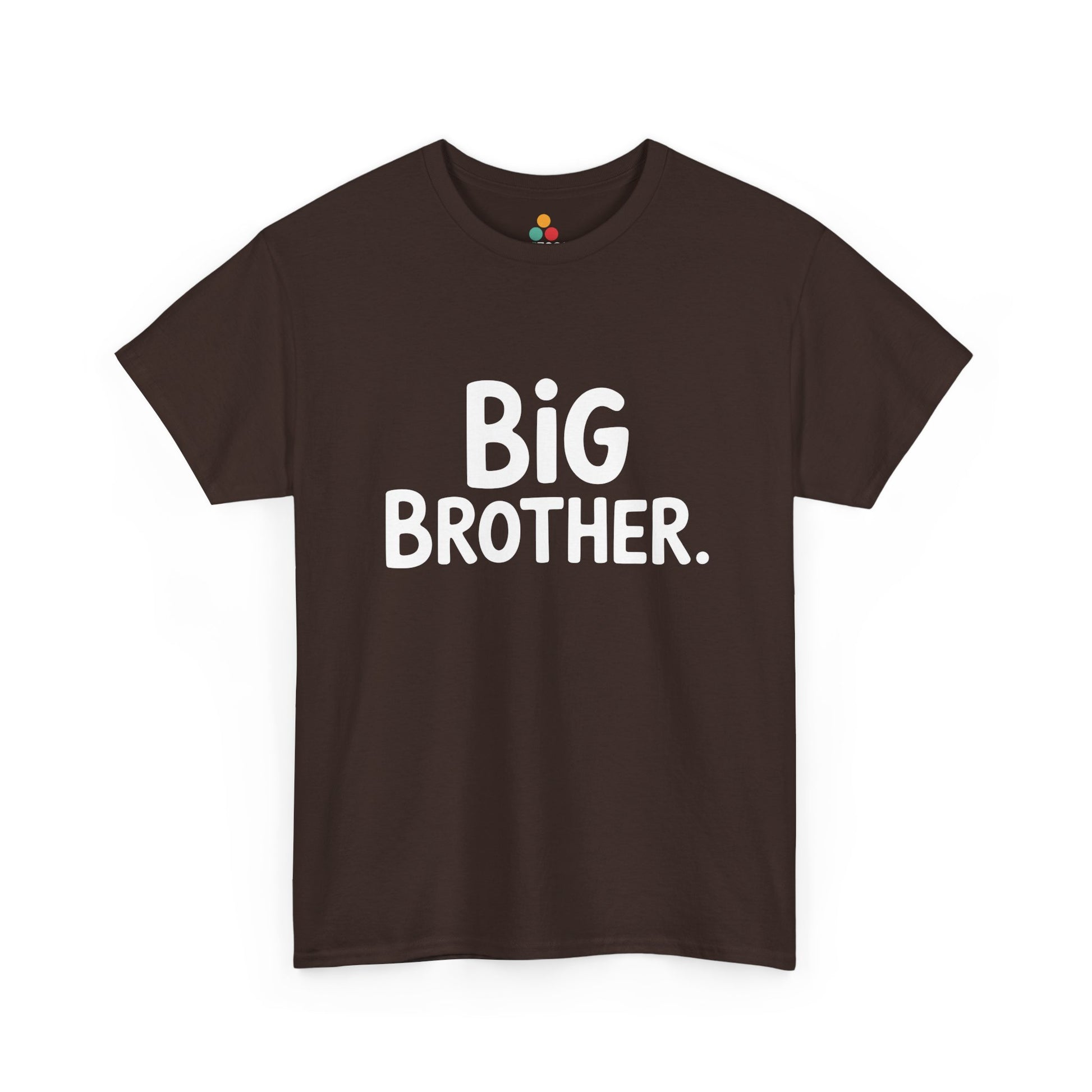 BiG BROTHER Typography T-Shirt – Simple Sibling Gift | TEEZOCA 
