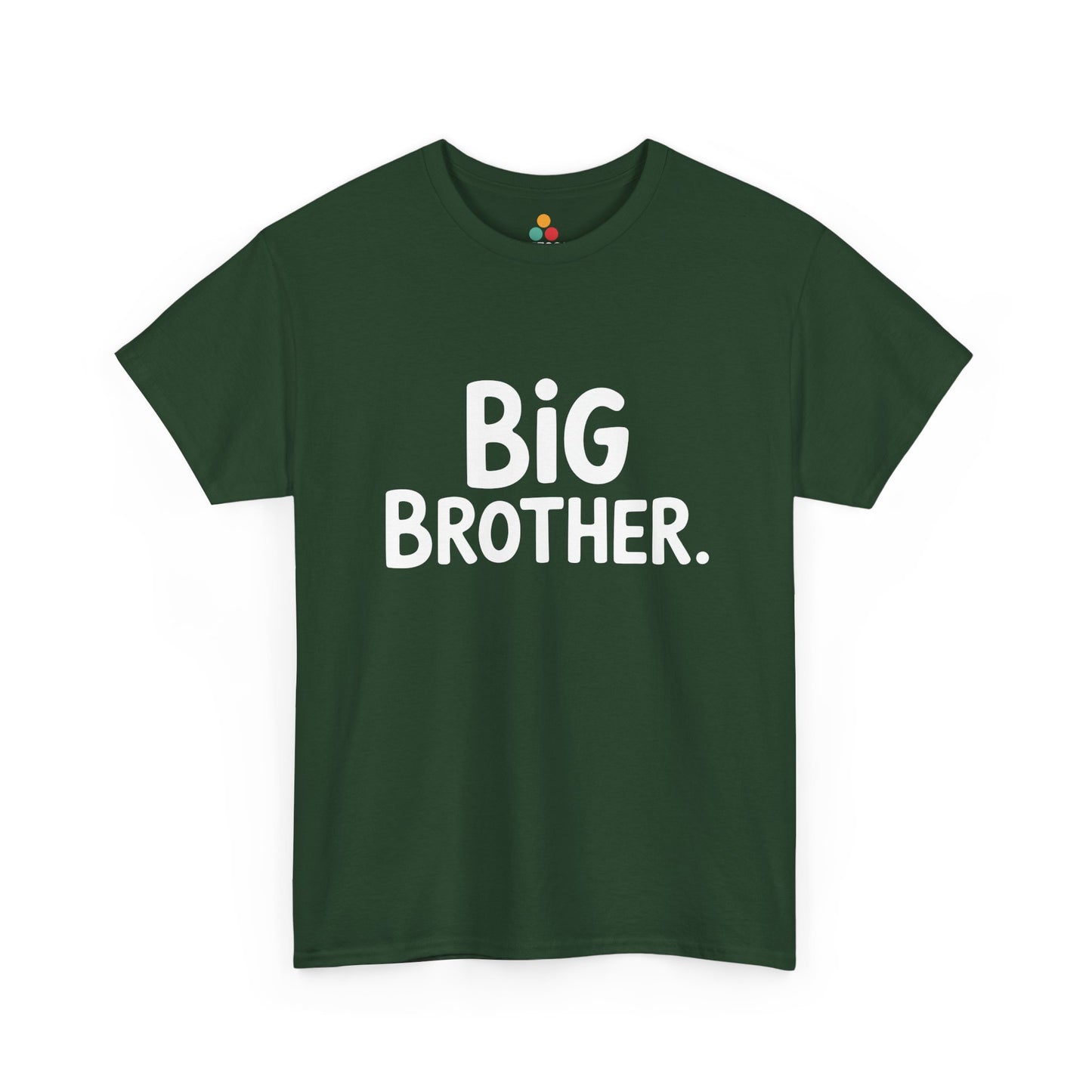 BiG BROTHER Typography T-Shirt – Simple Sibling Gift | TEEZOCA 